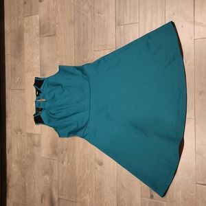 Mossimo Green A Line Dress Size M